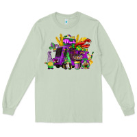 Matcha mardi gras gnome truck Long Sleeve Tee - CowGirlArtShop