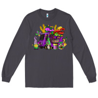 Smoke mardi gras gnome truck Long Sleeve Tee - CowGirlArtShop