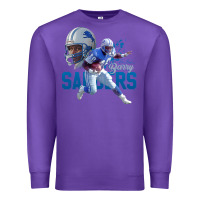 Purple barry sanders gift Premium Sweatshirt - tuanDangUi