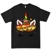 Black unicorn and sombrero Premium Tee - LillyAllenDesigns