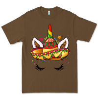 Cacao unicorn and sombrero Premium Tee - LillyAllenDesigns