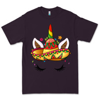 Plum unicorn and sombrero Premium Tee - LillyAllenDesigns