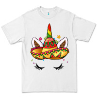 White unicorn and sombrero Premium Tee - LillyAllenDesigns