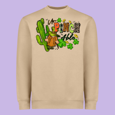 Un Pinch Able St. Patrick's Heavyweight Sweatshirt Designed By Fadigitalartstudio