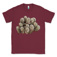 Burgundy brown flowered cactus Classic Tee - LillyAllenDesigns