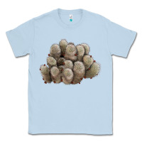 Dusty Blue brown flowered cactus Classic Tee - LillyAllenDesigns