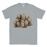 Heather Grey brown flowered cactus Classic Tee - LillyAllenDesigns
