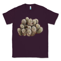 Plum brown flowered cactus Classic Tee - LillyAllenDesigns