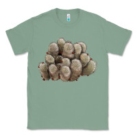 Sage brown flowered cactus Classic Tee - LillyAllenDesigns