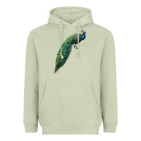 Matcha Peacock Heavyweight Hoodie - LillyAllenDesigns