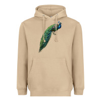 Mushroom Peacock Heavyweight Hoodie - LillyAllenDesigns