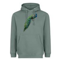 Sage Peacock Heavyweight Hoodie - LillyAllenDesigns