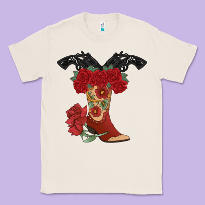 Cowboy Boots Classic Tee Designed By Bettercallsaul