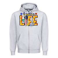 Heather Grey name tribute to first responder dispatchers Zipper Hoodie - CowhideDigitalArt
