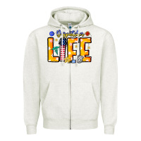 Oatmeal Heather name tribute to first responder dispatchers Zipper Hoodie - CowhideDigitalArt