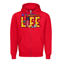 Red name tribute to first responder dispatchers Zipper Hoodie - CowhideDigitalArt