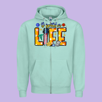 Name Tribute To First Responder Dispatchers Zipper Hoodie Designed By Cowhidedigitalart