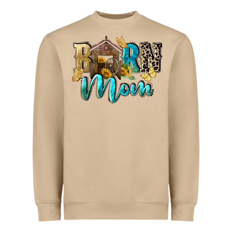 Barn Mom Mother's Day Heavyweight Sweatshirt by FaDigitalArtStudio | Teevron