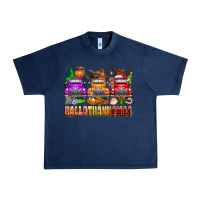 Navy Hallothanksmas trucks Urban Heavy Tee - texasbilliewilder