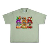Oil Green Hallothanksmas trucks Urban Heavy Tee - texasbilliewilder