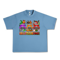 Pebble Blue Hallothanksmas trucks Urban Heavy Tee - texasbilliewilder