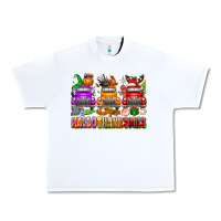 White Hallothanksmas trucks Urban Heavy Tee - texasbilliewilder
