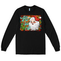 Black ho ho ho santa claus Long Sleeve Tee - Jasminsmagicworld