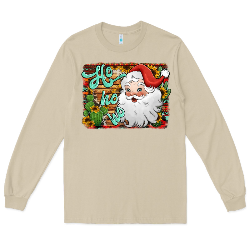 Ho Ho Ho Santa Claus Long Sleeve Tee by Jasminsmagicworld | Teevron