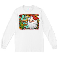 White ho ho ho santa claus Long Sleeve Tee - Jasminsmagicworld