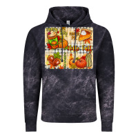 Cloud Black Hello Fall pumpkins Vintage Hoodie - NancyCooperArtShop
