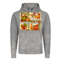 Cloud Rock Hello Fall pumpkins Vintage Hoodie - NancyCooperArtShop