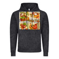 Vintage Black Hello Fall pumpkins Vintage Hoodie - NancyCooperArtShop