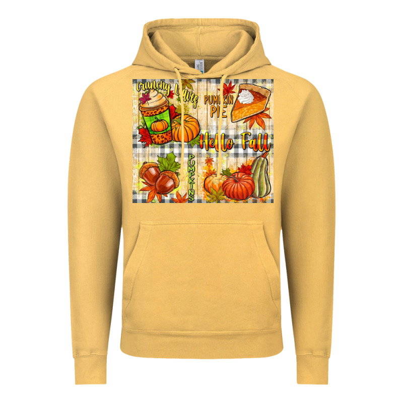 Hello Fall Pumpkins Vintage Hoodie by NancyCooperArtShop | Teevron