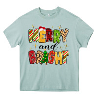 Arona merry and bright Heavy Core Tee - MaliasSmallBusiness