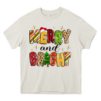 Merry And Bright Heavy Core Tee | Teevron