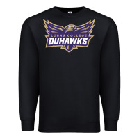 Black loras college duhawks Premium Sweatshirt - tuanDangUi