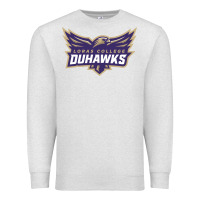Oatmeal Heather loras college duhawks Premium Sweatshirt - tuanDangUi