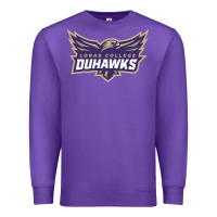 Purple loras college duhawks Premium Sweatshirt - tuanDangUi