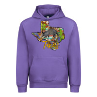 Tulip texas map armadillo Urban Hoodie - BarkalooDesign