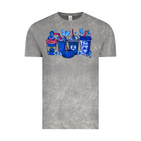 Cloud Rock Colon Cancer coffee cups blue ribbon Vintage Tee - NancyCooperArtShop