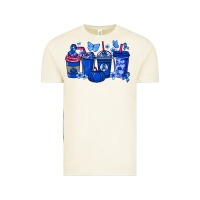 Vintage Arctic Colon Cancer coffee cups blue ribbon Vintage Tee - NancyCooperArtShop