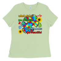Matcha what makes you different is what makes  you beauti Ladies Tee - LillyAllenDesigns