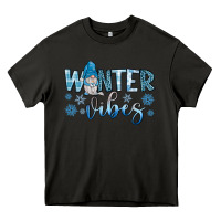Asphalt winter vibes gnome Heavy Core Tee - JahusDesignShop