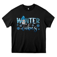 Black winter vibes gnome Heavy Core Tee - JahusDesignShop