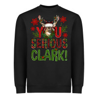 Black you serious clark with deer bbs Heavyweight Sweatshirt - BundleAndBundleShop