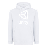 White unity 3d game dev Heavyweight Hoodie - tuanDangUi