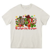 Cream jesus the reason for the season Heavy Core Tee - MaliasSmallBusiness