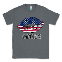 Charcoal Heather American lip Classic Tee - Bettercallsaul