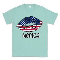 Seafoam American lip Classic Tee - Bettercallsaul