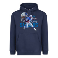 Navy barry sanders gift Heavyweight Hoodie - tuanDangUi